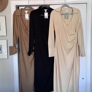 H&M dress - size L - CAMEL